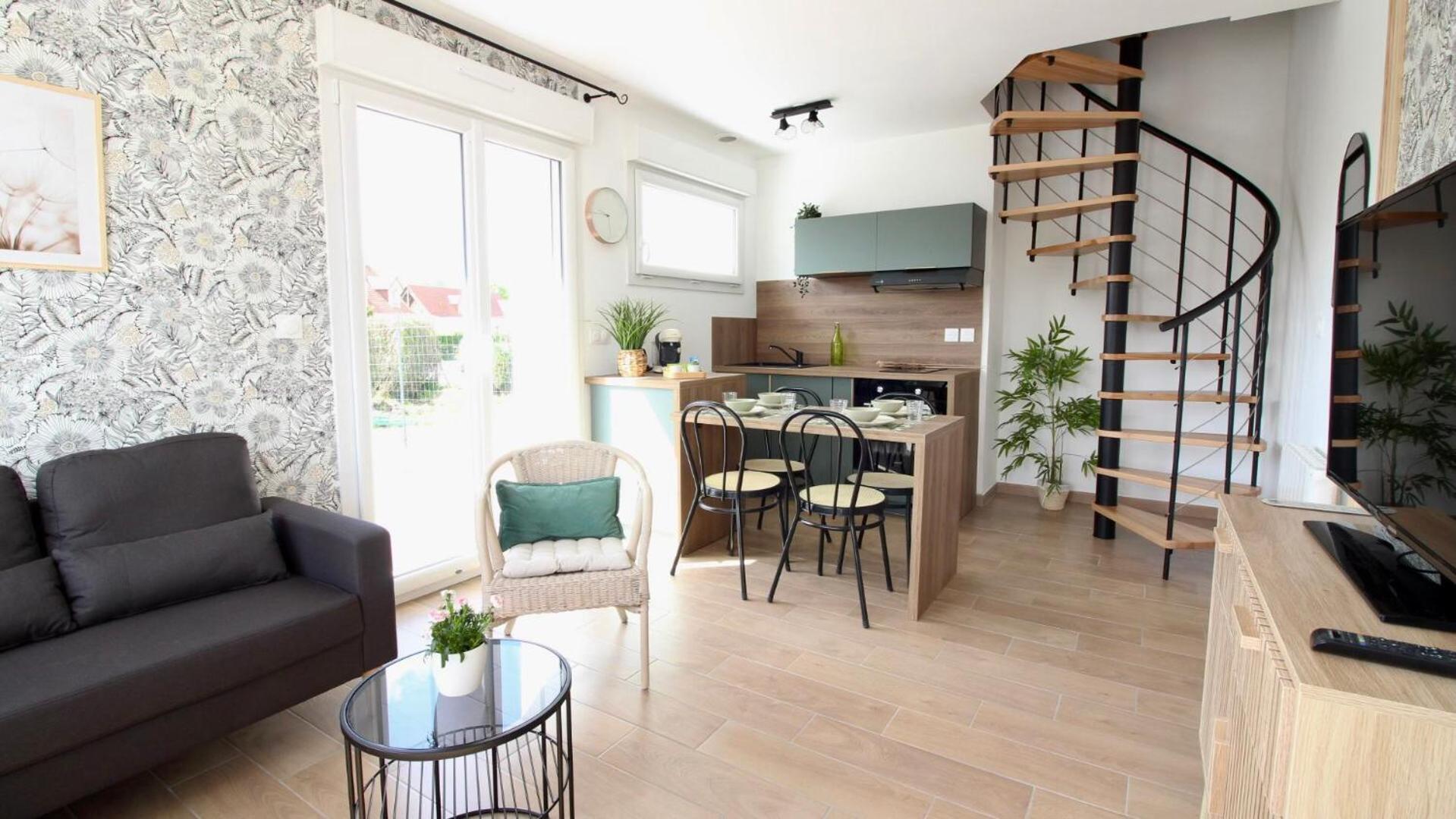 Joli Appartement En Duplex Neuf A 圣若斯 外观 照片